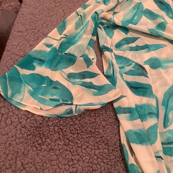 Cato Tropical Print Kimono Size Large - Picture 9 of 9